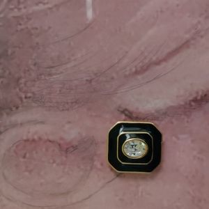 Monet VTG 80'sDeco style earrings #285